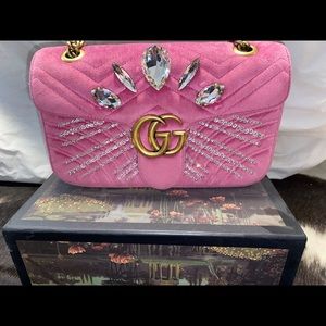 MARMONT PINK RHINESTONE BAG